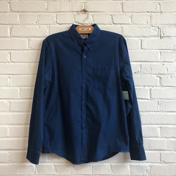 Naked & Famous Denim Other - NAKED & FAMOUS denim blue button down shirt men's